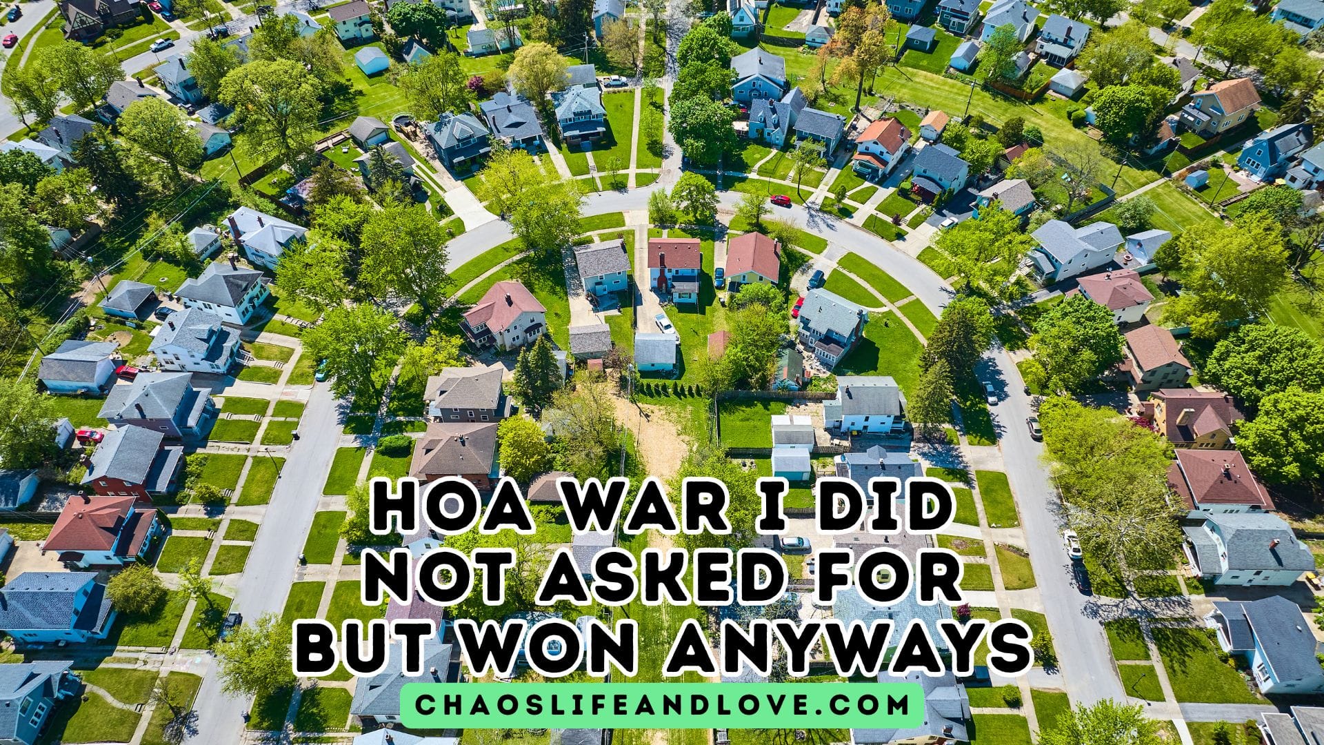 HOA War I Did Not Asked for But Won Anyways