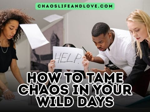 How to Tame Chaos in Your Wild Days